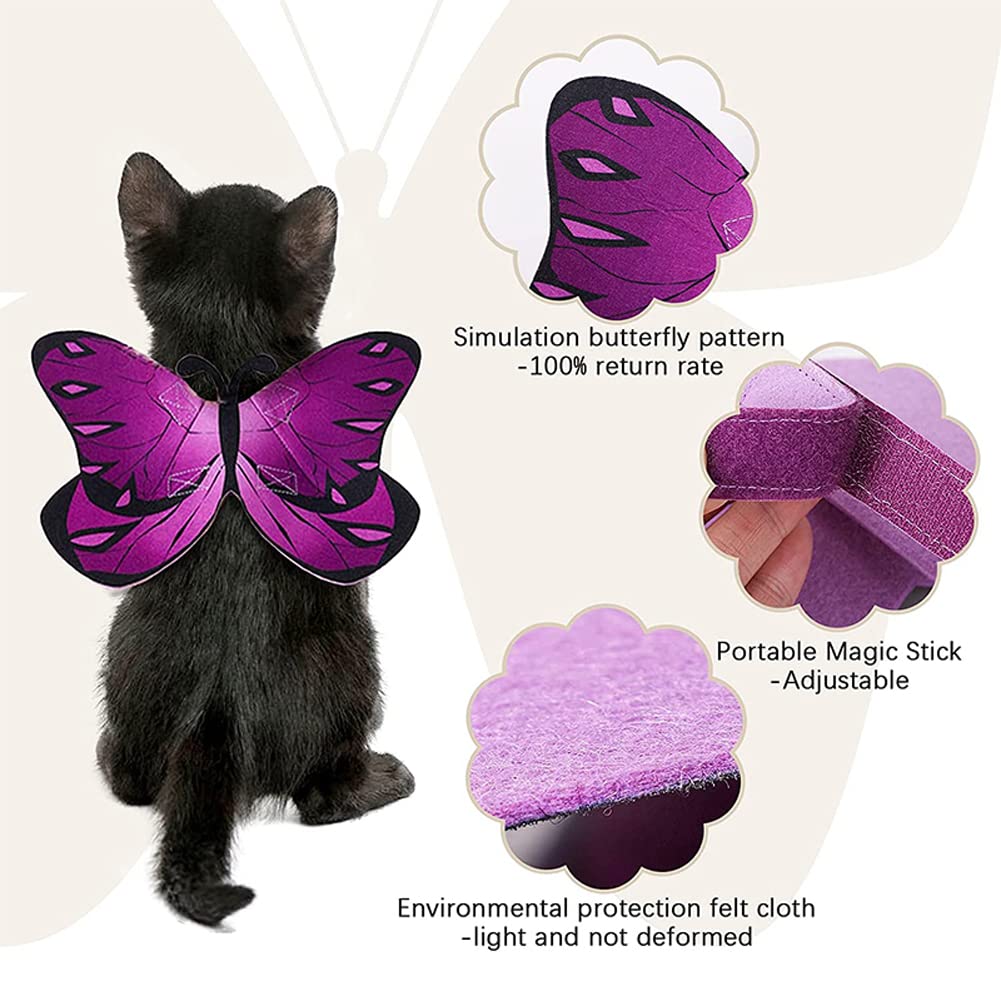 Puoyis Halloween gift idea for cat or puppy costume wings.