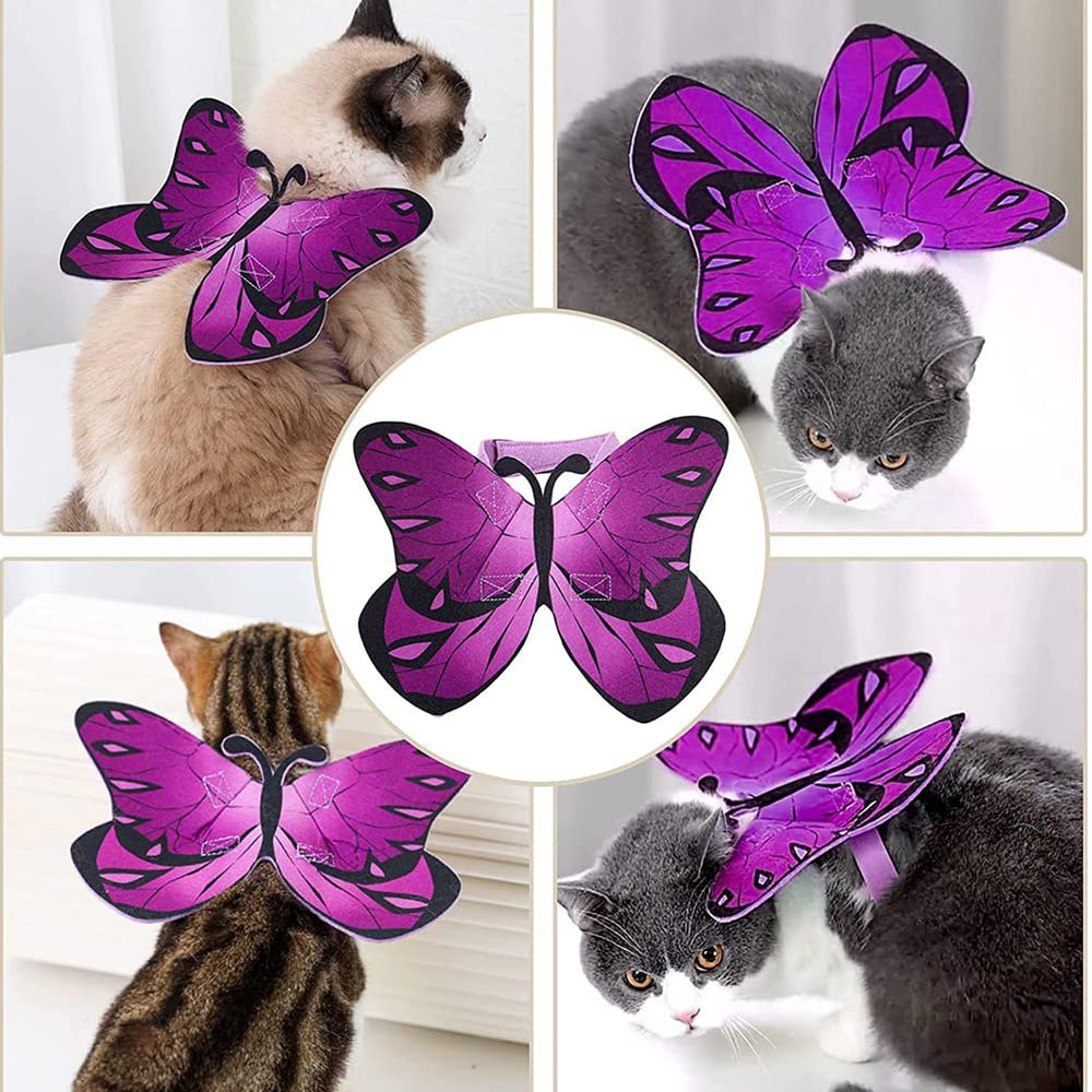 Puoyis lightweight wings, one-point-one-ounce, for comfortable wearable pet costume.