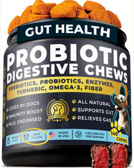 Pup Choice beef-chew probiotic dog chews provide tasty daily gut support.