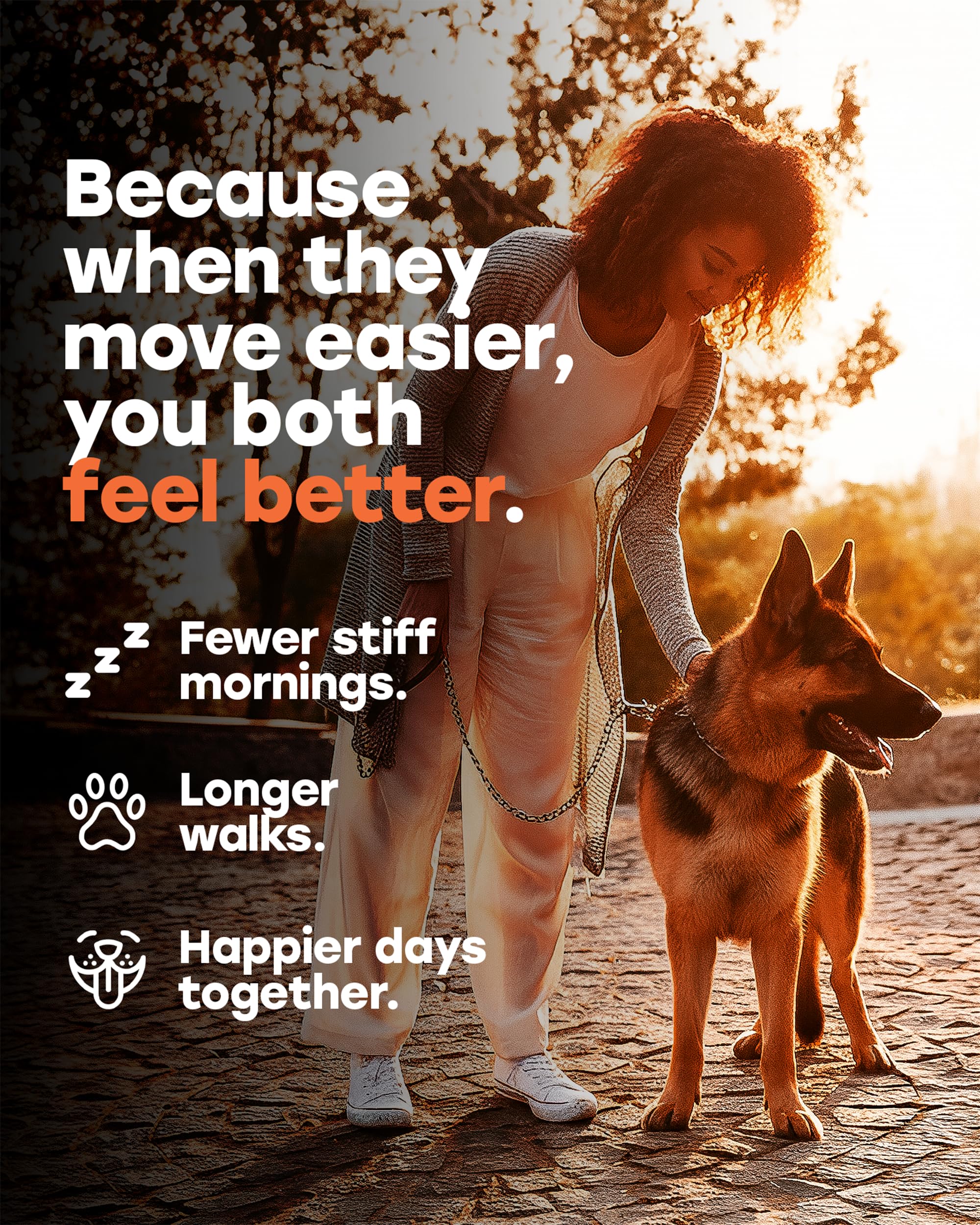 Pup Choice beef-flavored chew closeup highlights easy, tasty joint support.