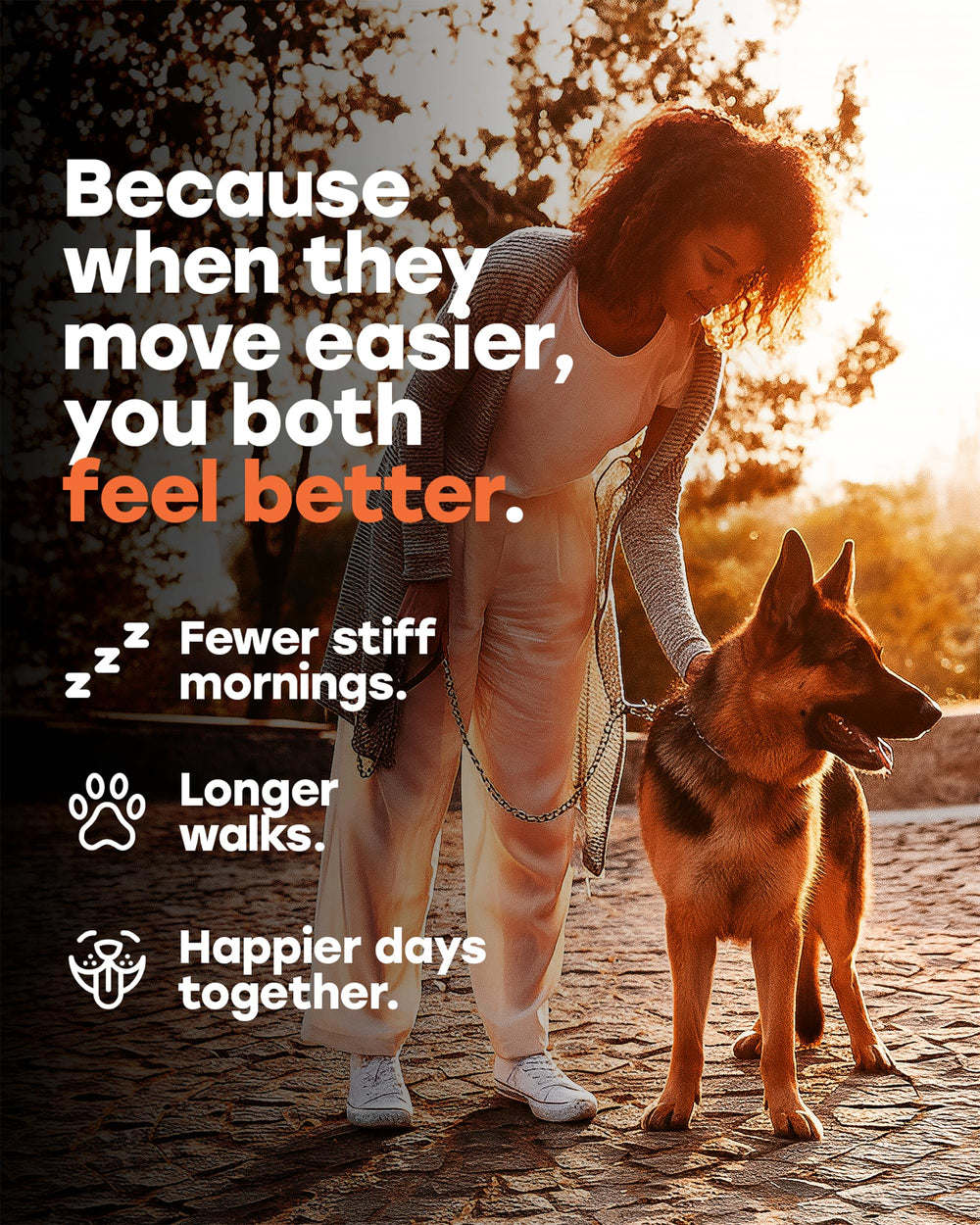 Pup Choice beef-flavored chew closeup highlights easy, tasty joint support.