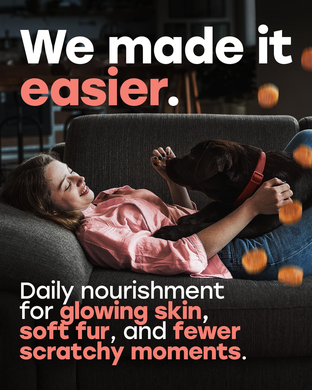 Pup Choice biotin zinc vitamin E ingredients spotlight key supporting nutrients.
