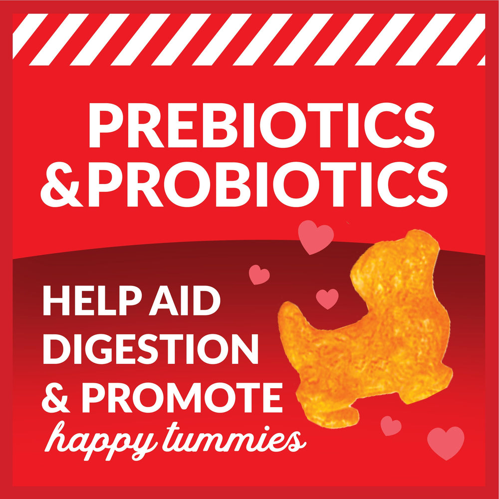 Pup Corn Plus 24oz bag shows quantity and USA-made badge.