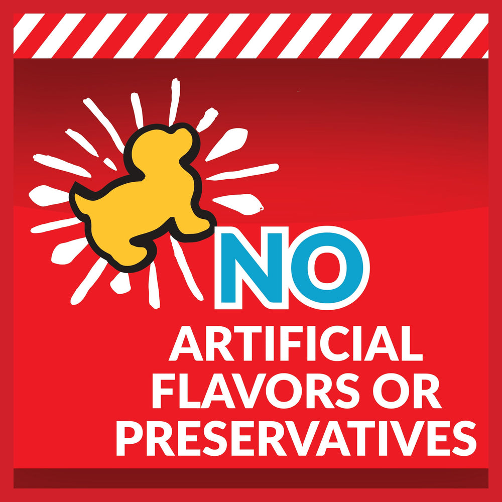 Pup Corn Plus ingredient panel highlighting prebiotics and probiotics.