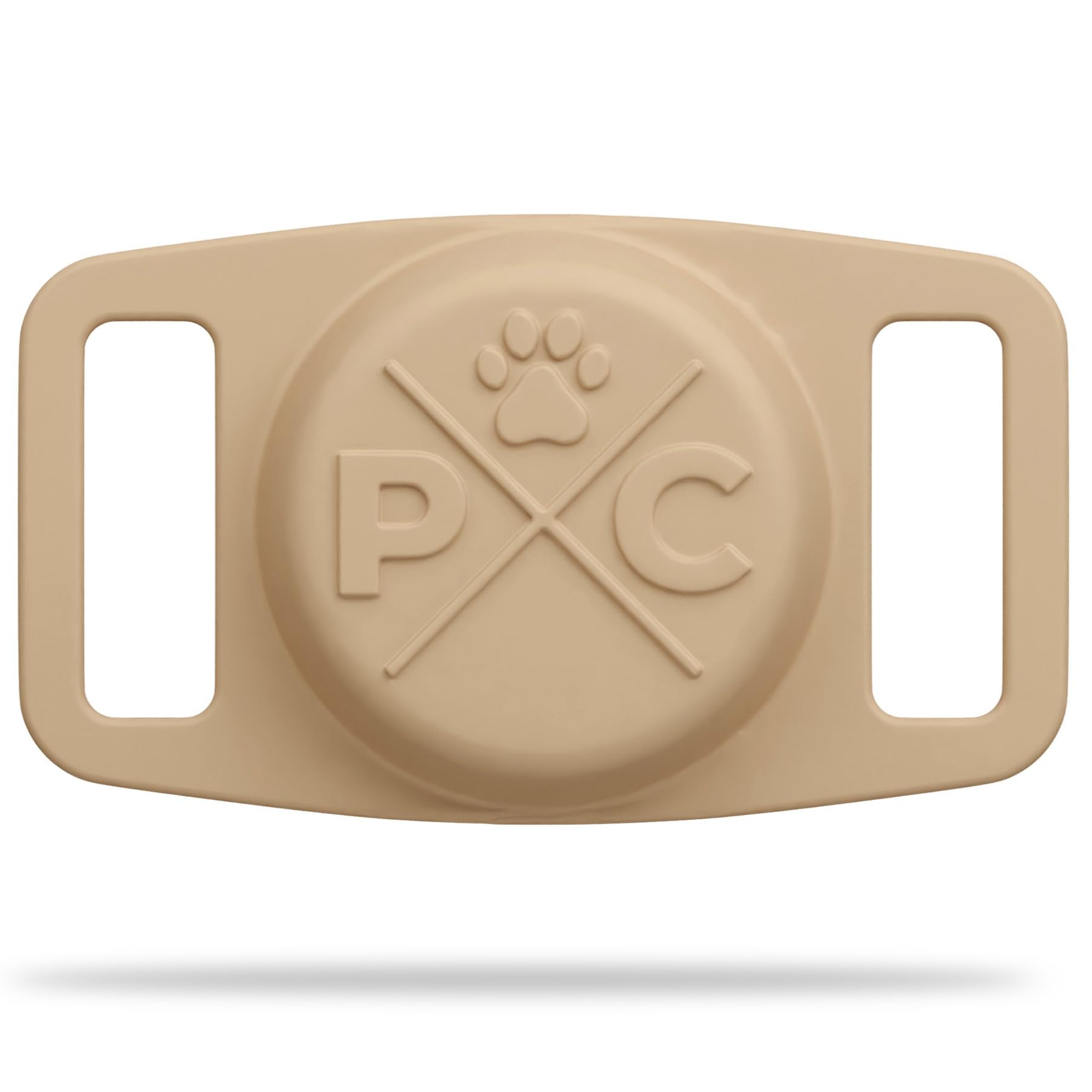 Pup Culture AirTag Dog Collar Holder closeup showing durable silicone