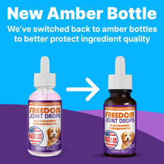 Pup Labs Freedom Joint Drops dropper for precise dosing in dogs