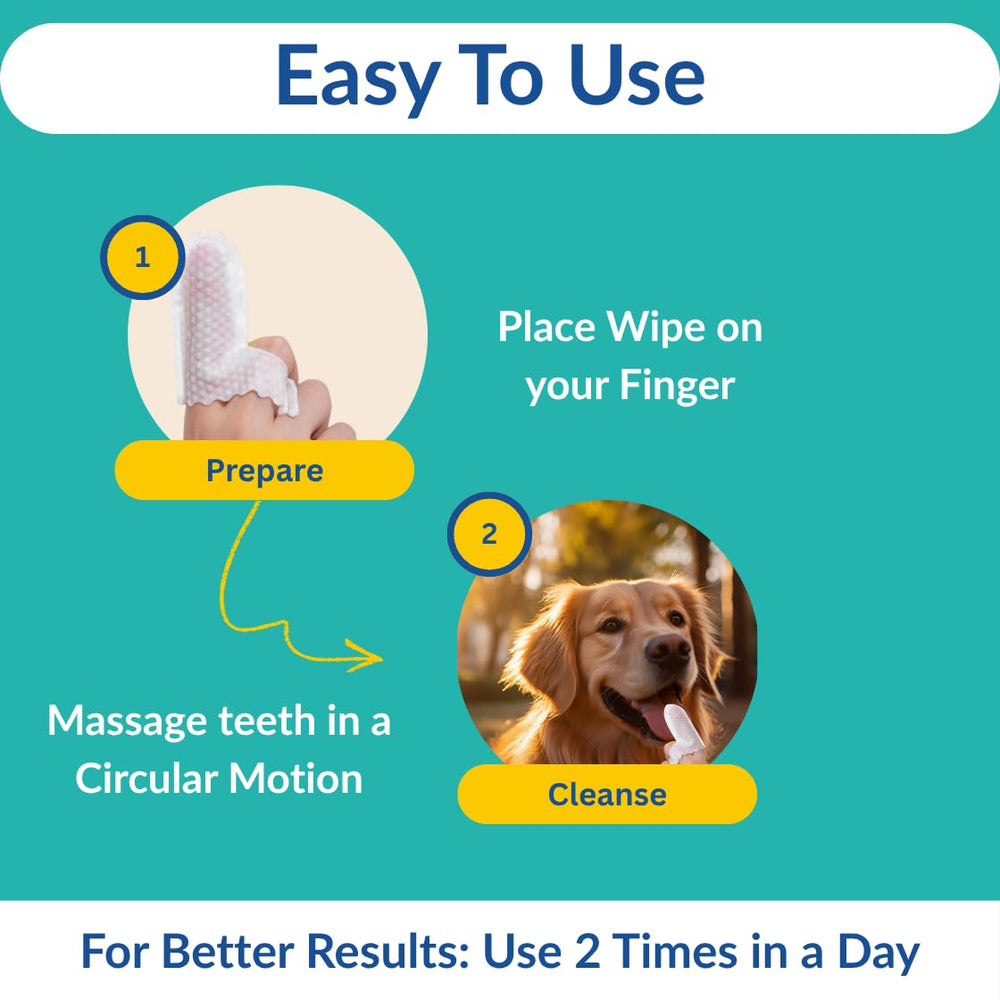 PUP PAW Premium dog teeth wipes safe-for-pets label communicates gentle, non-toxic formula.