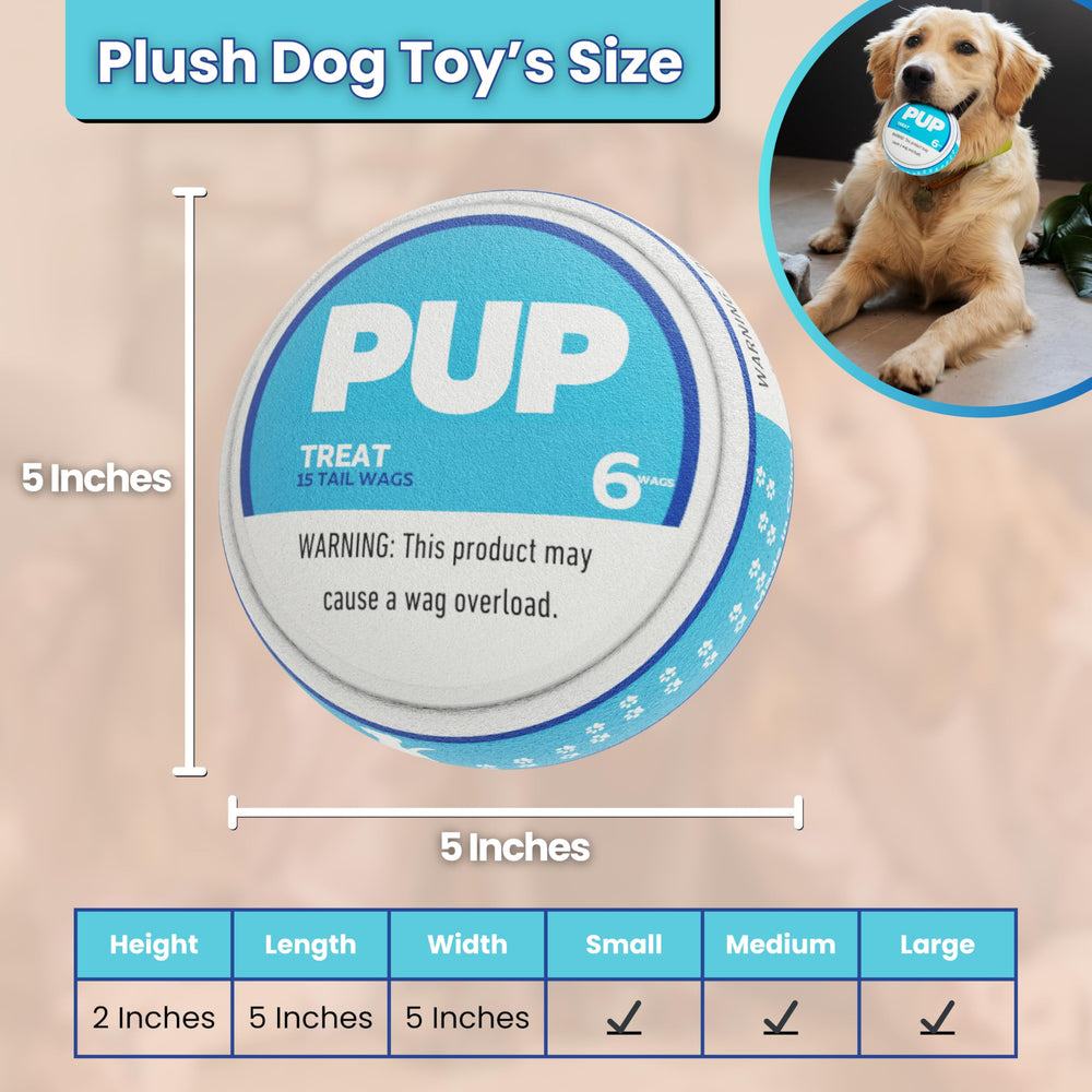 PUP6 lightweight compact dog toy ideal for travel and quick play.