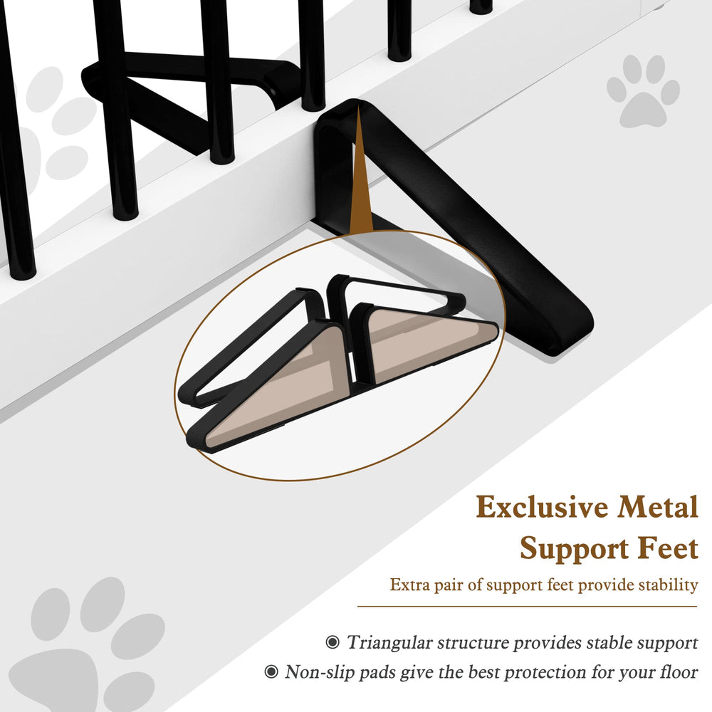 PUPETPO gate base fitment grooves aligns for secure attachment