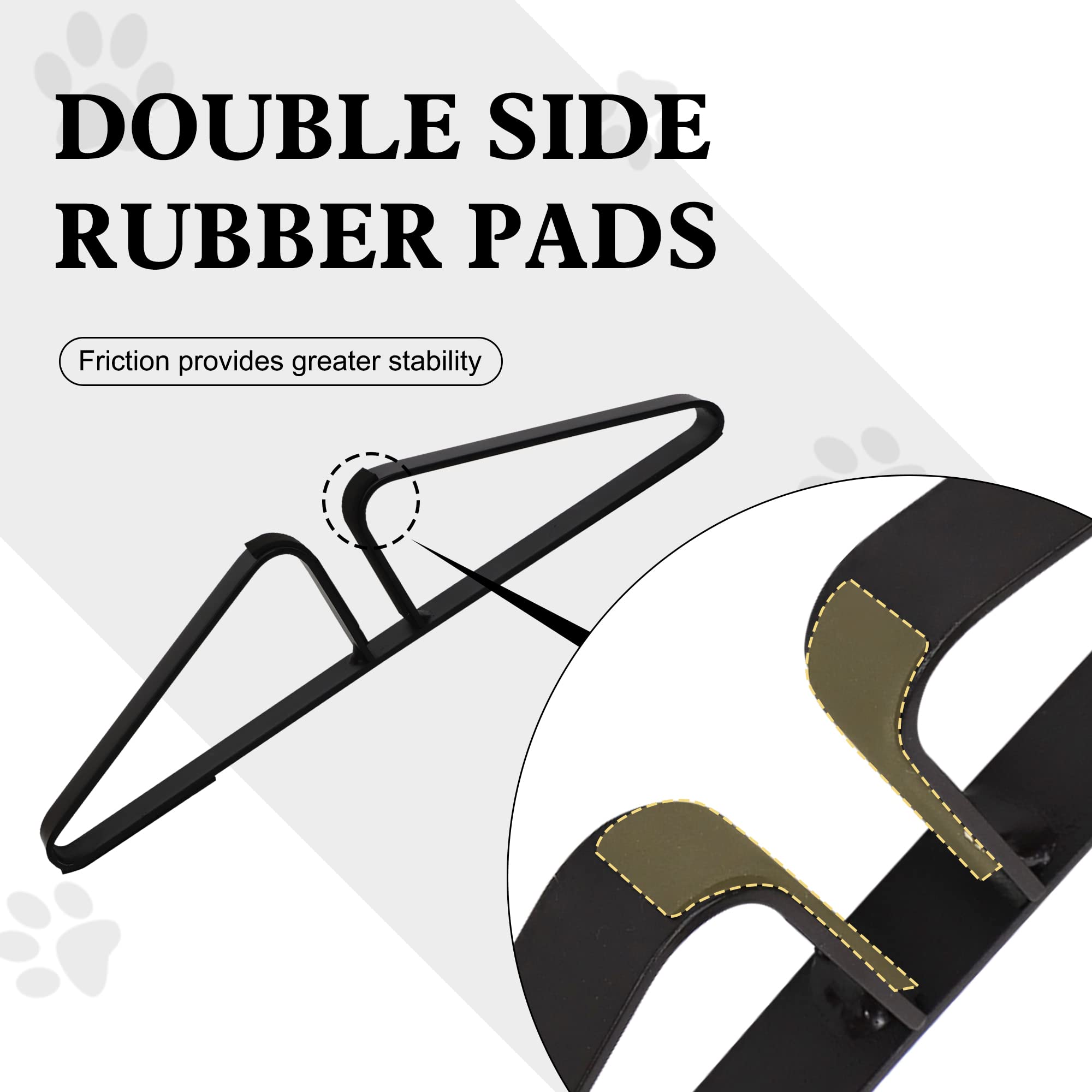 PUPETPO triangle support feet assembly detail boosts gate balance