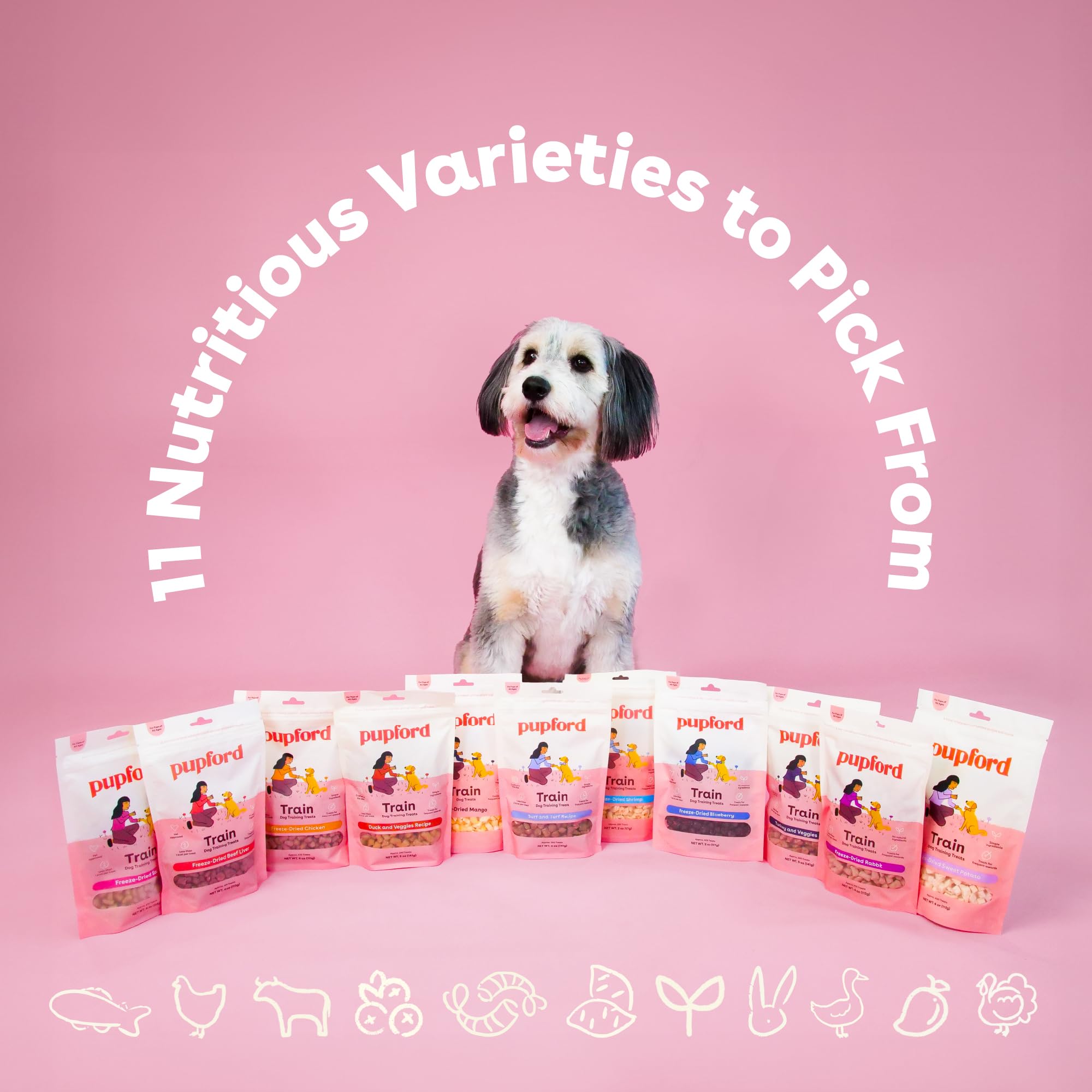 Pupford brand promise image communicates support for finding the right fit.