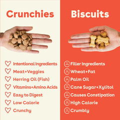 Pupford Crunchies in a serving bowl ready to reward during training sessions.