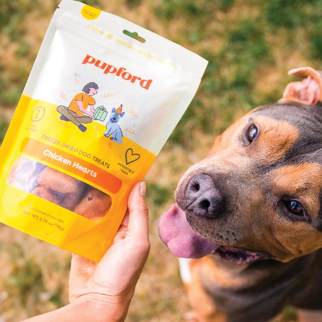 Pupford crunchy-training-treat close-up promoting rewarding sessions.