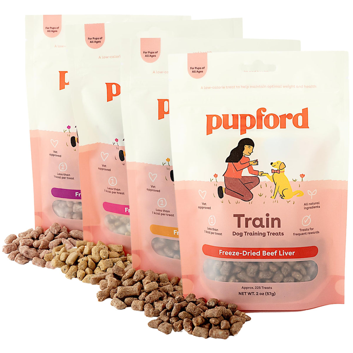 Pupford Freeze Dried Chicken 2oz image—ideal quick rewards for training sessions.