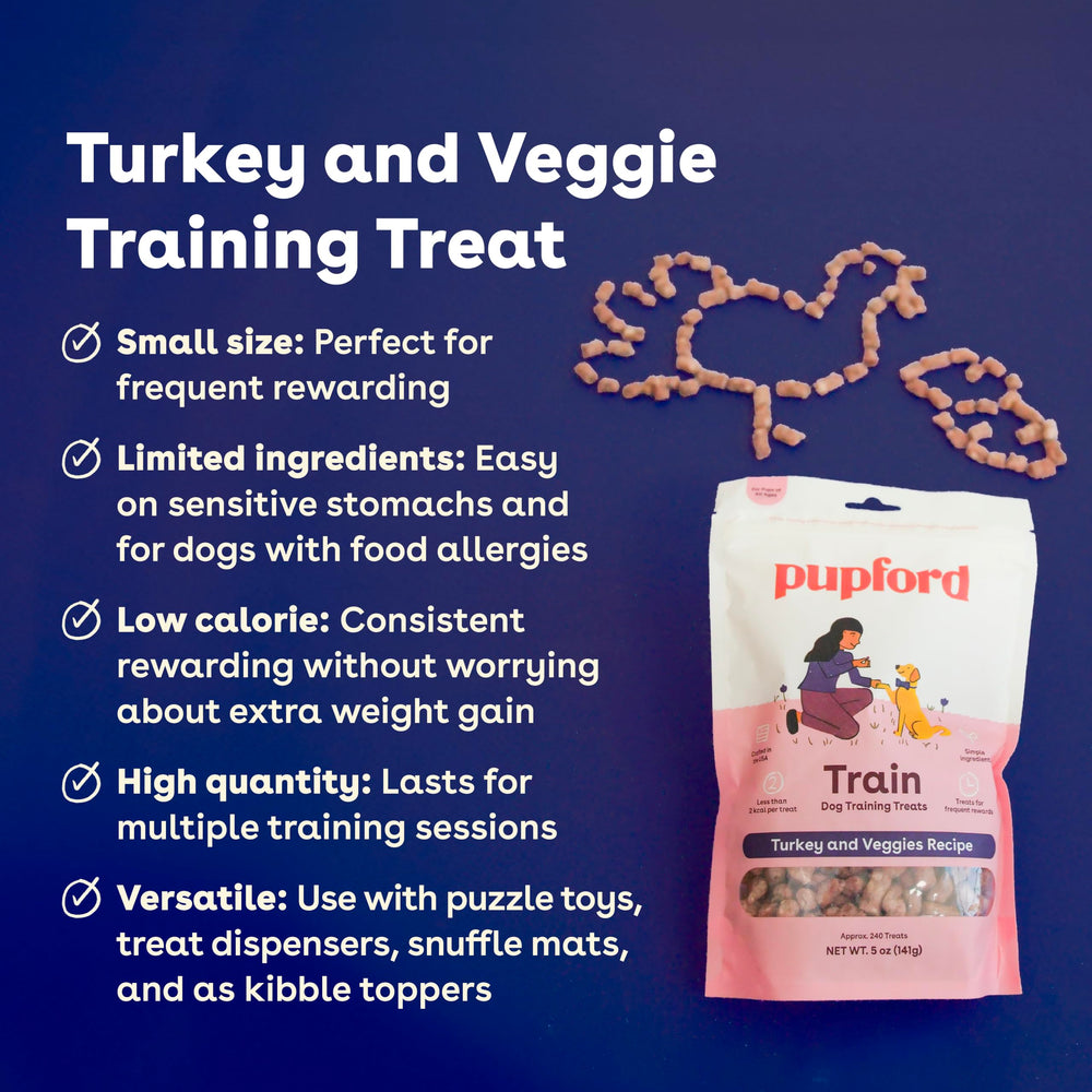 Pupford training treats mini size great for on-the-go rewards and practice sessions.