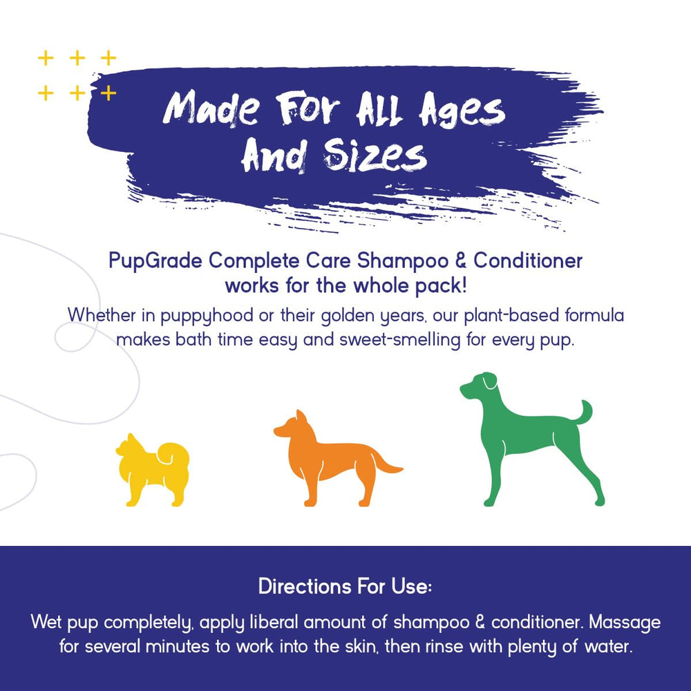 PupGrade Complete Care oatmeal milk & honey fragrance during wash