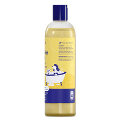 PupGrade Complete Care shampoo lather indicating detangling effectiveness