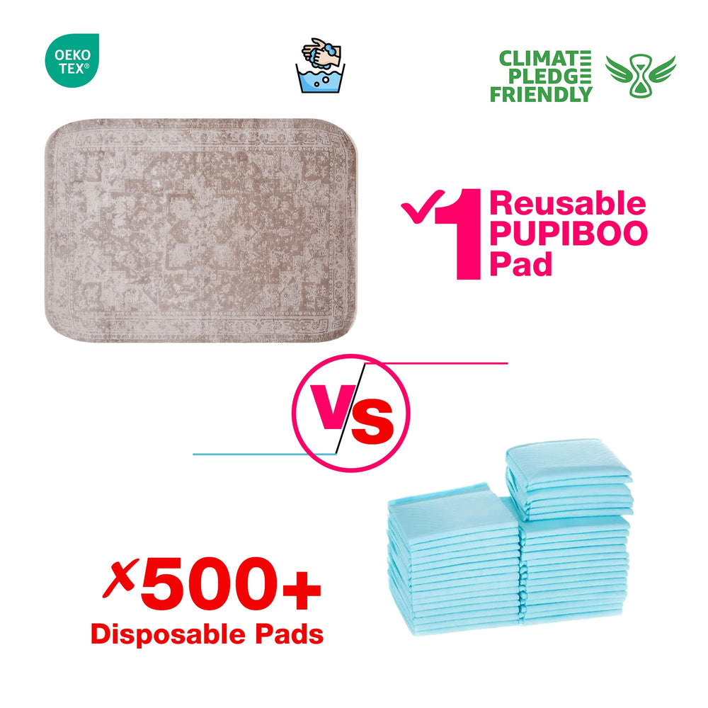 PUPIBOO crate and playpen mat doubles as a comfy floor mat.