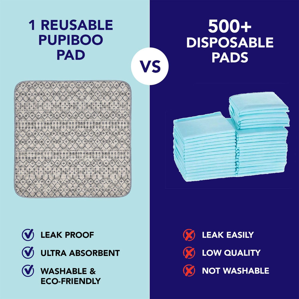 PUPIBOO machine-washable pads available in colors and patterns for home decor
