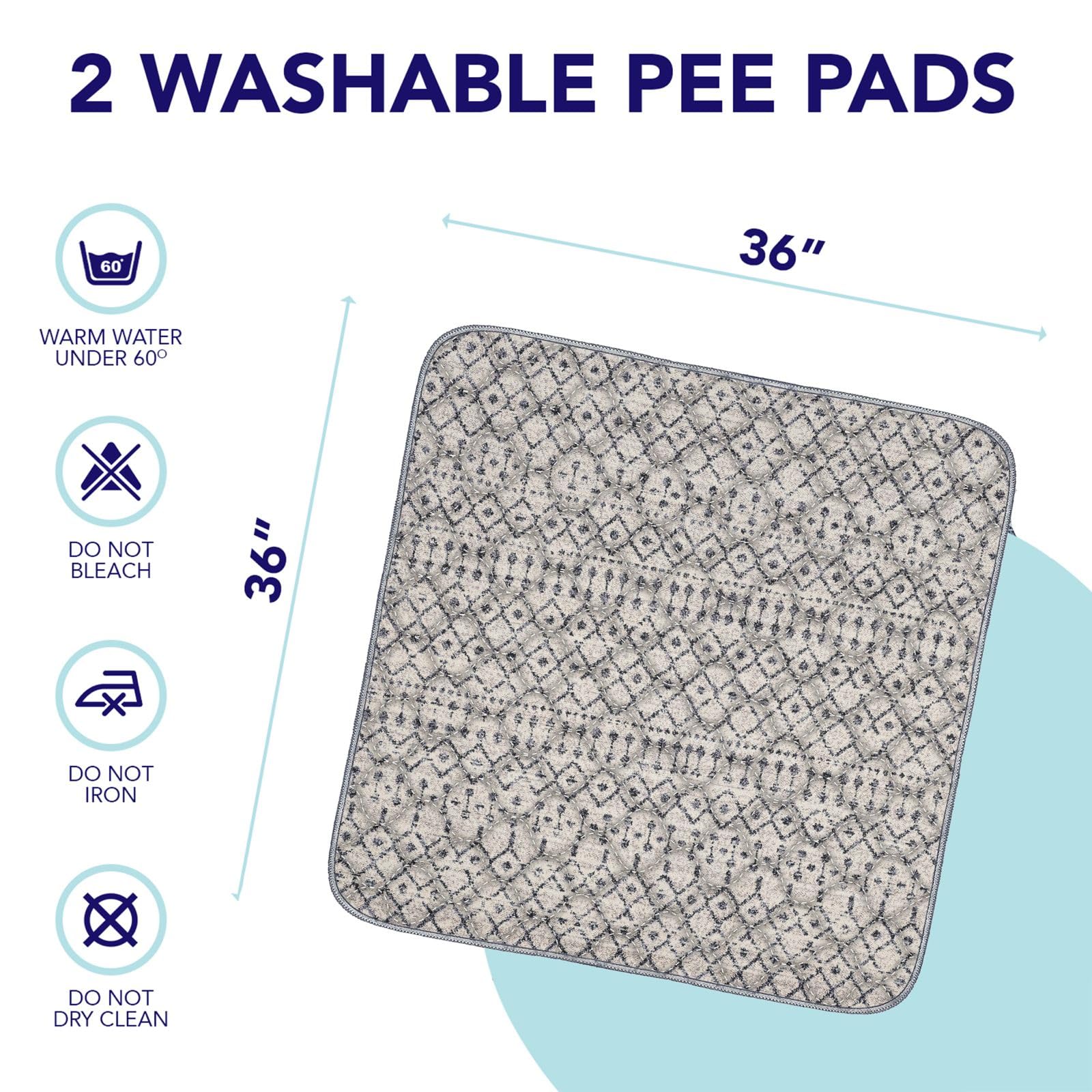 PUPIBOO multi-layer absorbent pad ideal for housebreaking