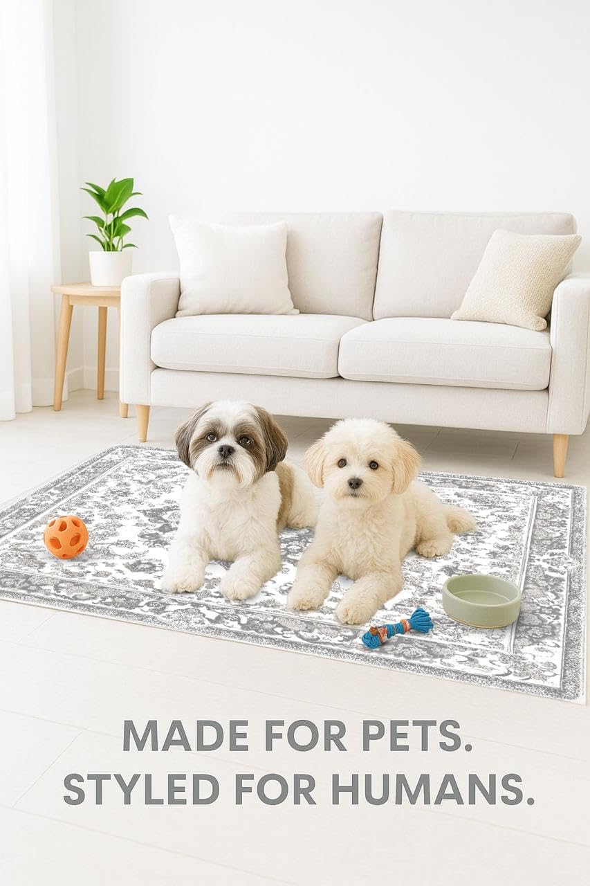 PUPIBOO pad in crate or playpen with soft quilted surface