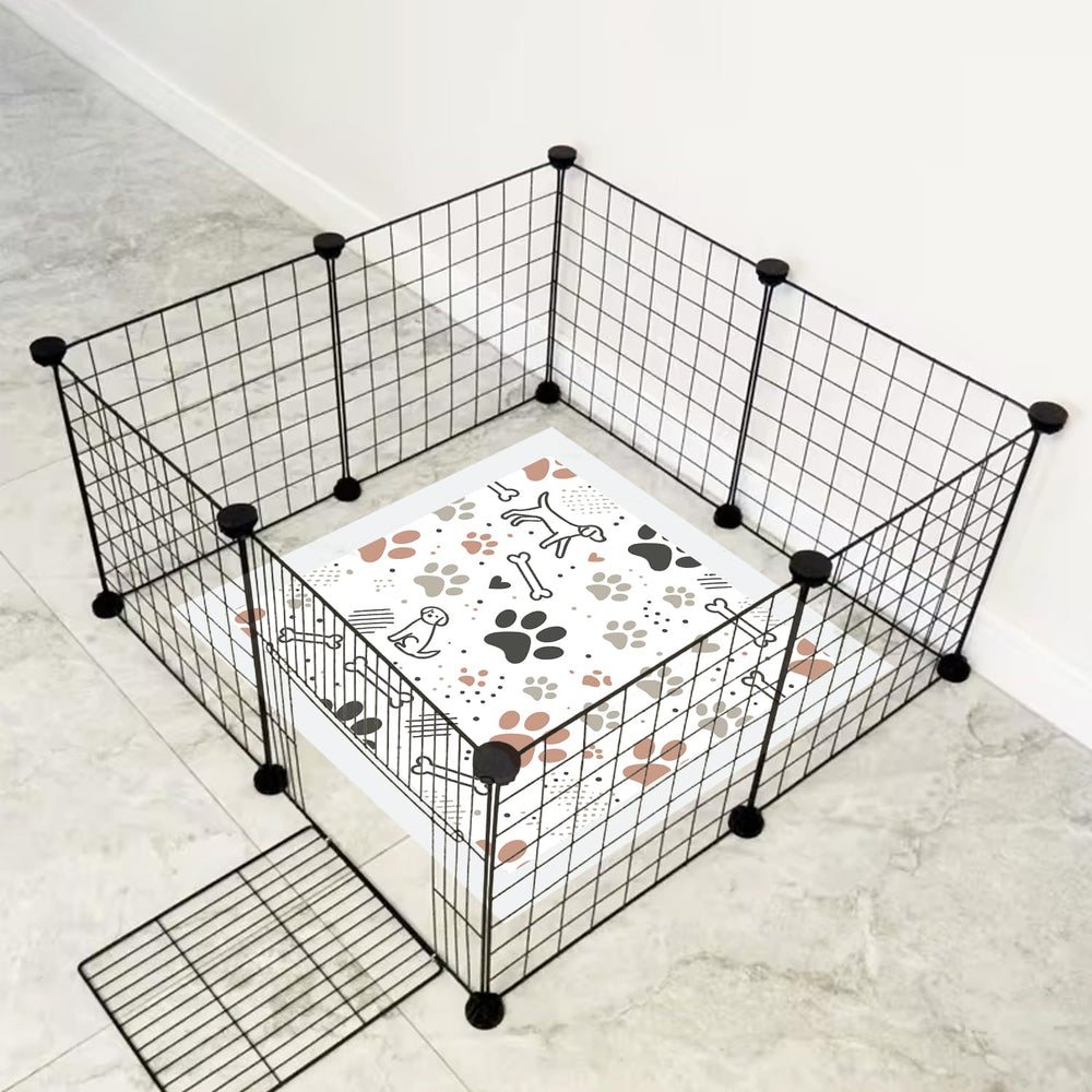 PUPIBOO crate-friendly pad doubles as a cozy resting mat.
