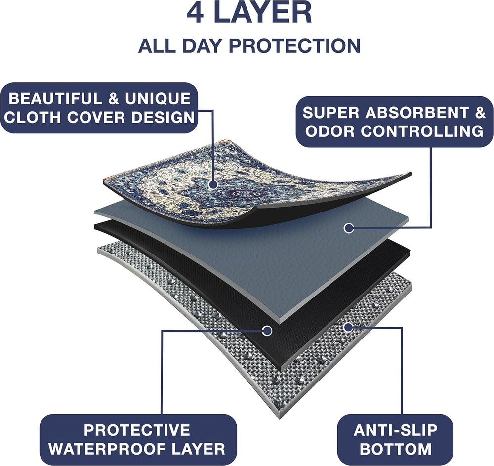 PUPIBOO quilted-top pee pad offers soft comfort for pets