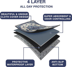 PUPIBOO quilted-top pee pad offers soft comfort for pets