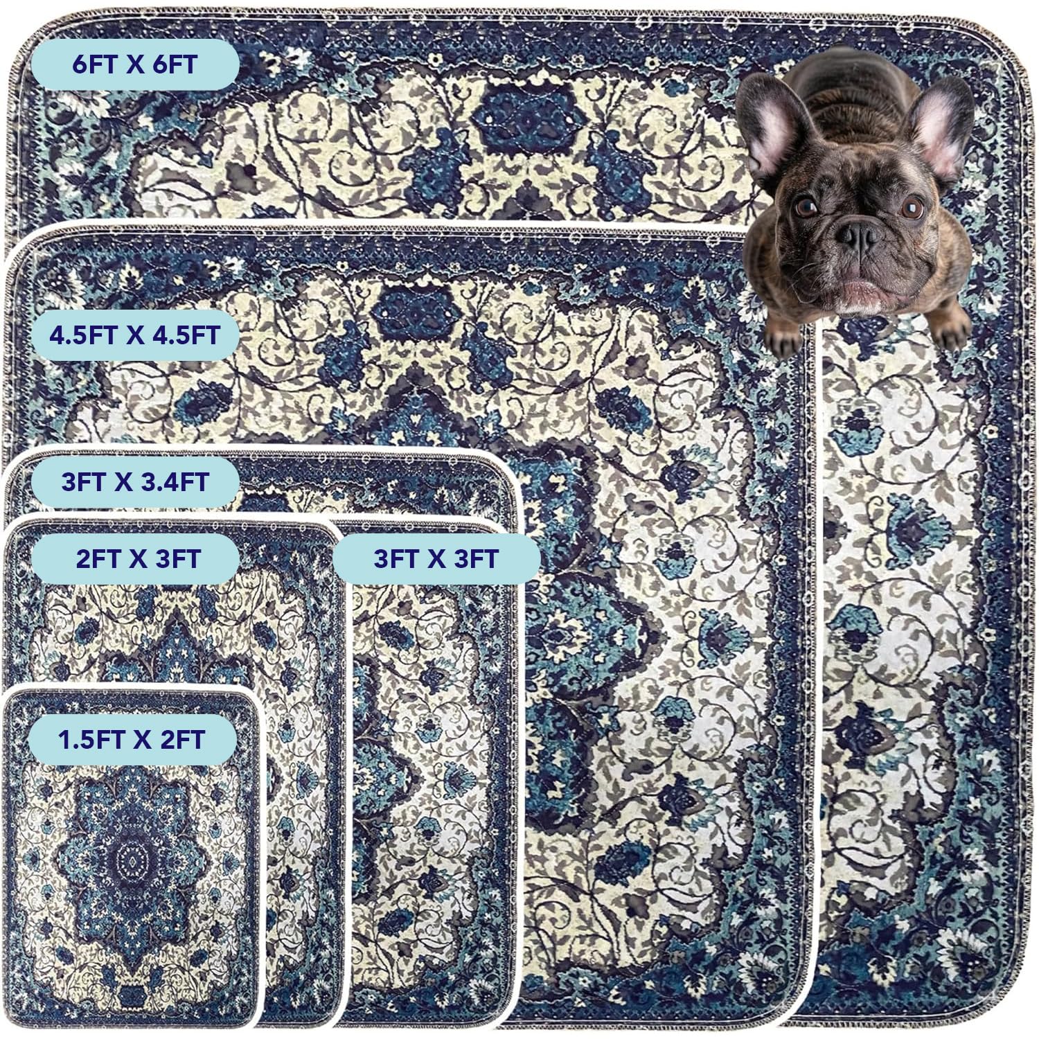 PUPIBOO waterproof TPU coating detail highlights leak protection and odor containment.