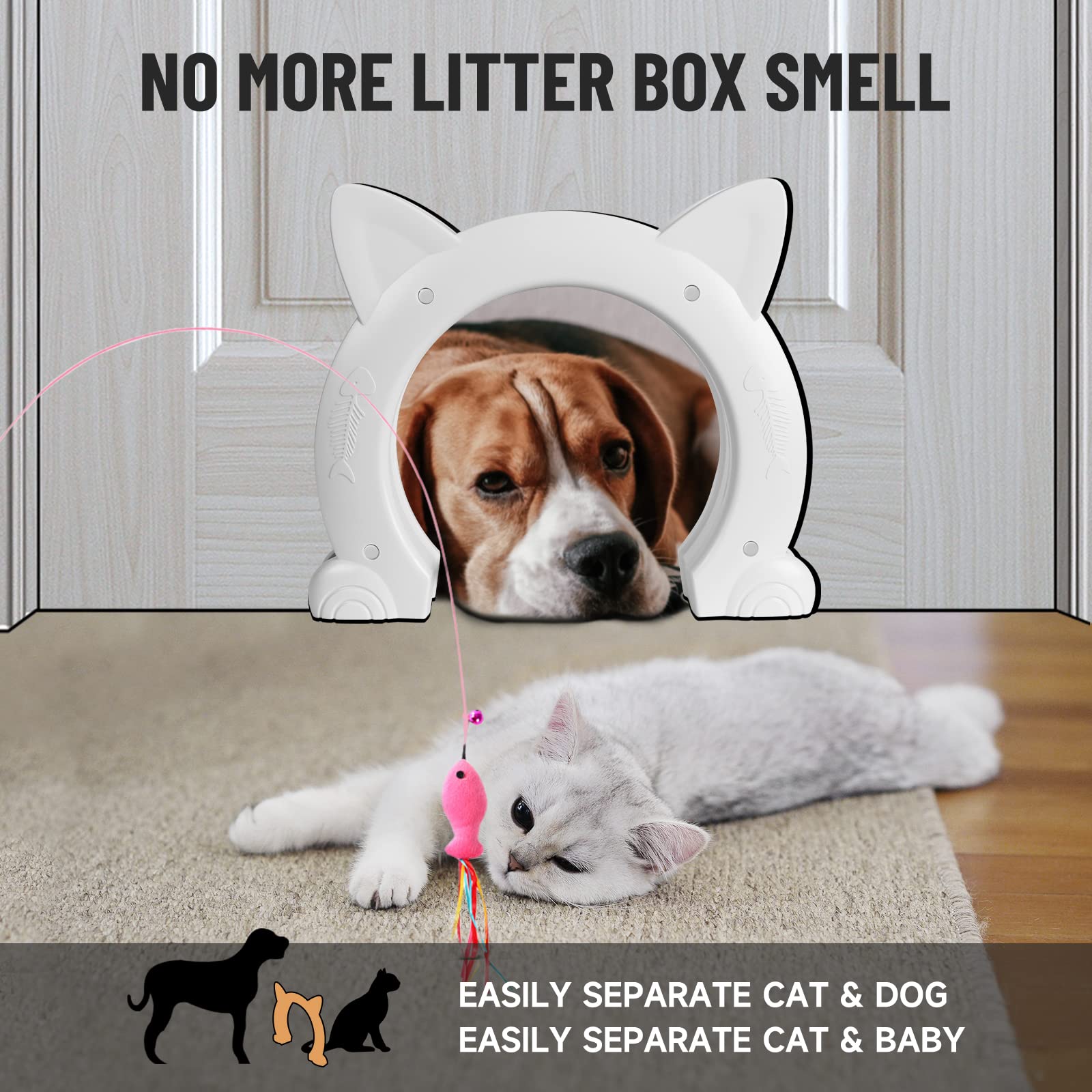 PUPIHOM quiet operation without flap for peaceful use