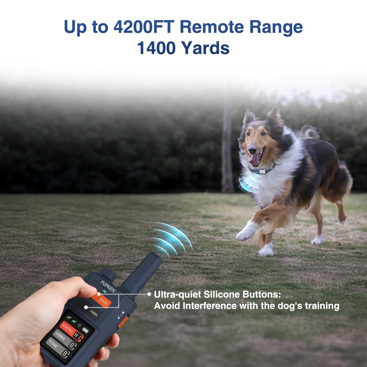 PUPKIDS night-light modes improve visibility for nighttime safety.