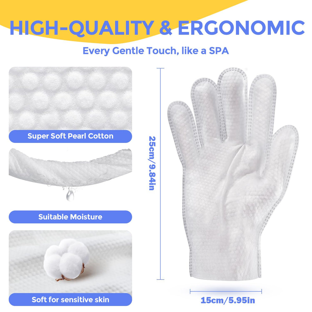 PUPMATE glove wipe closeup showing thick, durable, skin friendly material