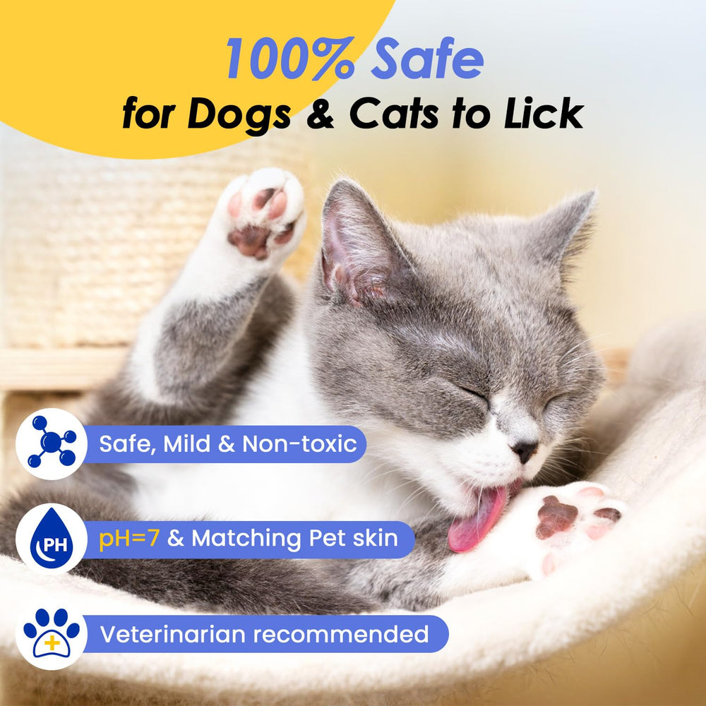 PUPMATE glove wipes alcohol-free and dye-free for sensitive pets