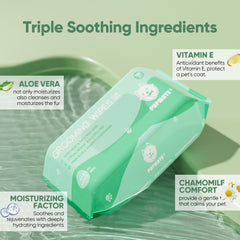 PUPMATE wipes triple-layer closeup highlighting durable texture for tough messes.