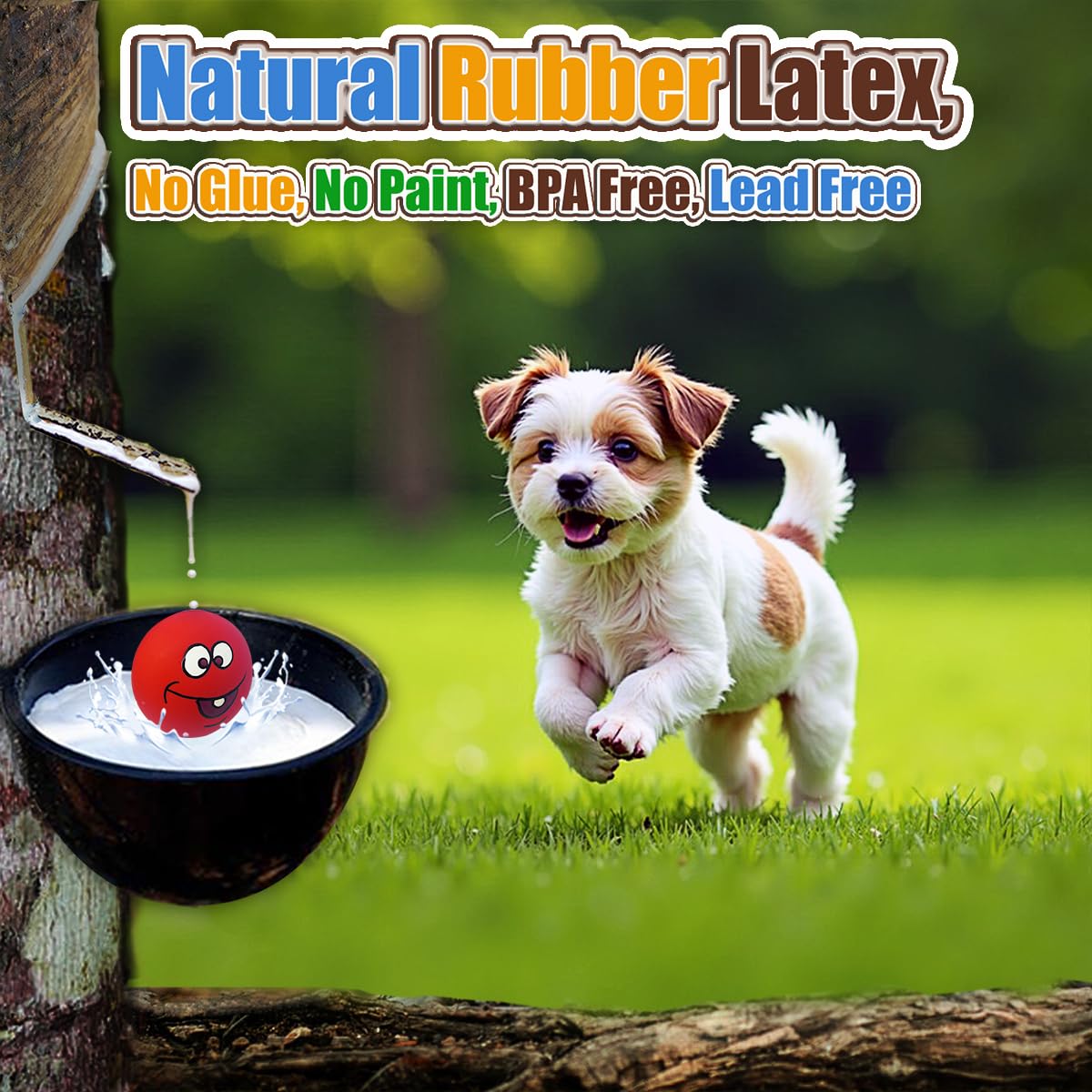 PUPATTIC latex toy close-up showing natural material