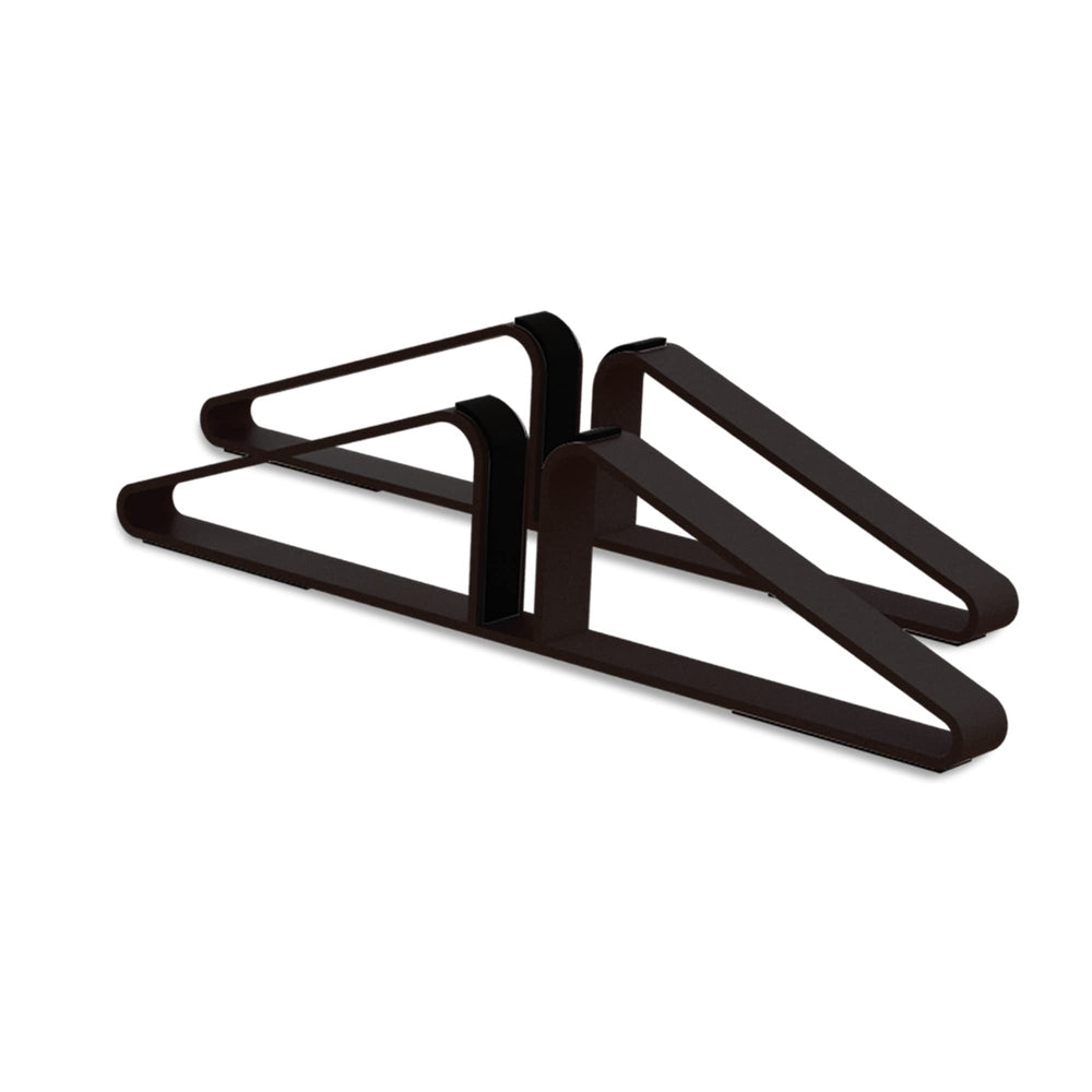PUPETPO freestanding gate feet dark brown provide sturdy support
