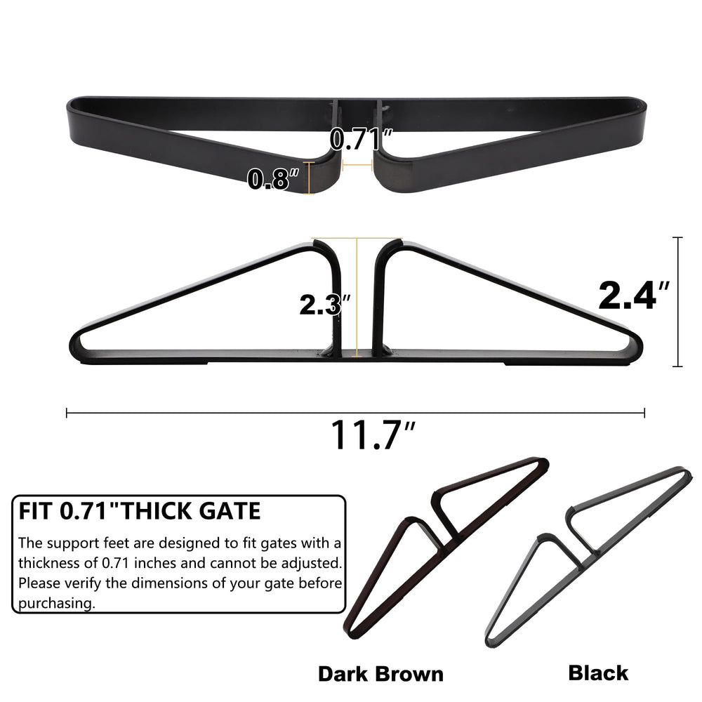 PUPETPO pair of feet delivers enhanced balance for wide gates