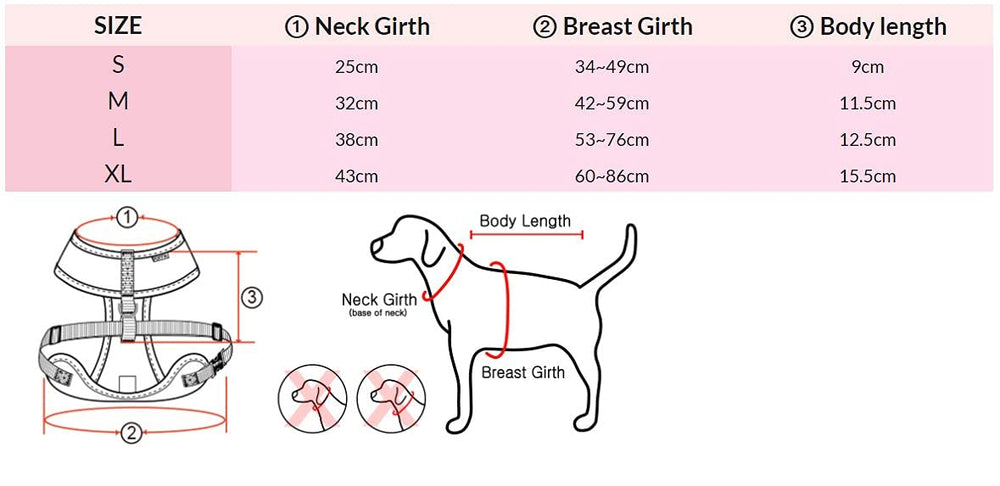 Puppia Soft Harness II Navy M all-life-stages design supports growing dogs