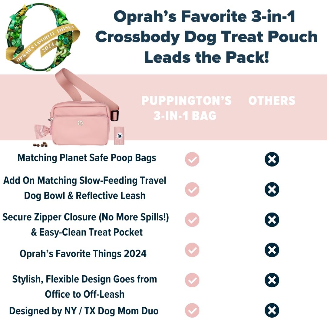 Puppington 11 color options including blush pink for versatile style choices.