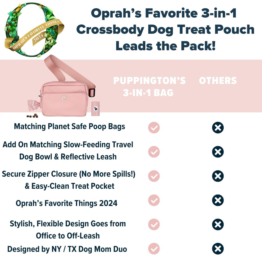 Puppington 11 color options including blush pink for versatile style choices.