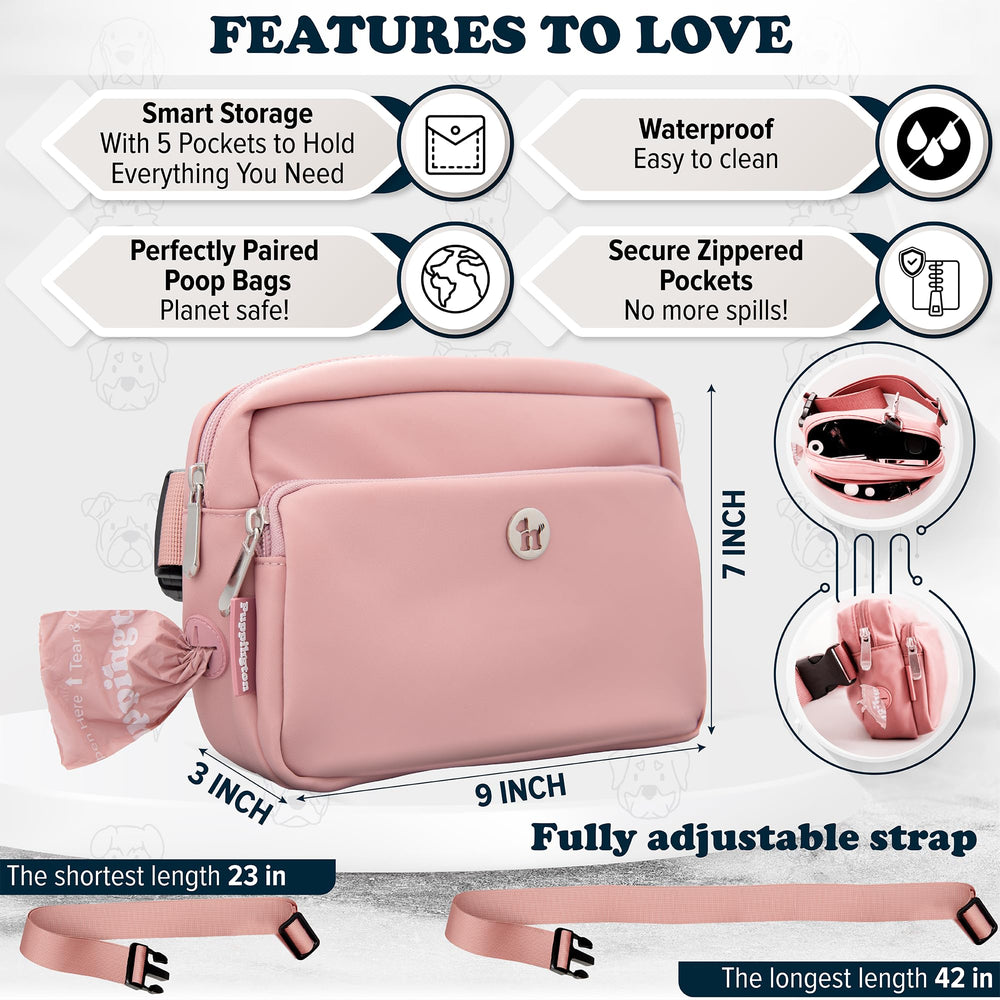 Puppington crossbody bag shown for versatile daily use and hands-free convenience.