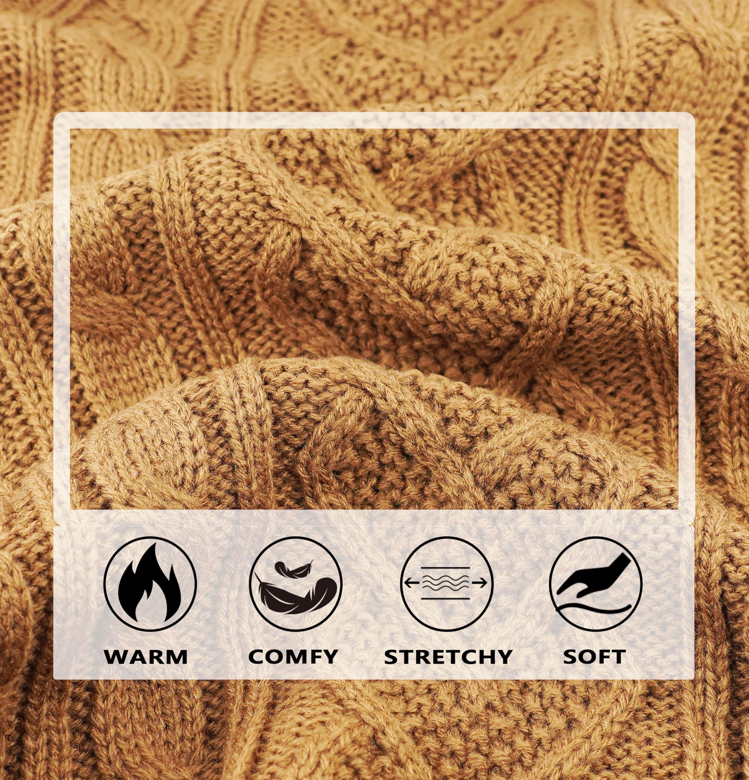 Puppishy warm-knit dog sweater khaki XS chest area shows stretchy fit