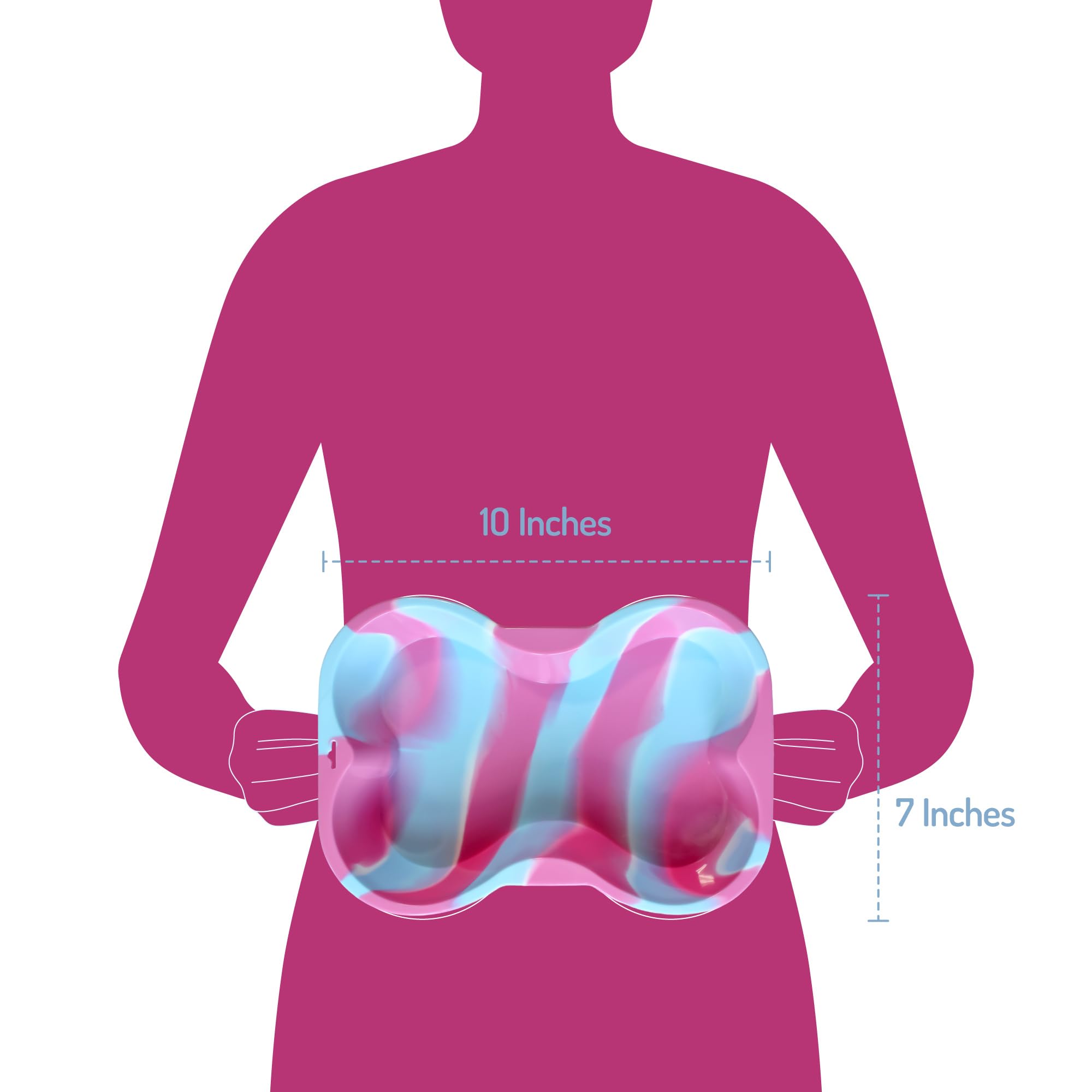 Puppy Cake bone silicone pan for easy dog cake release