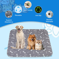 Puppy Pee Pads cross-section reveals four-layer absorbent design