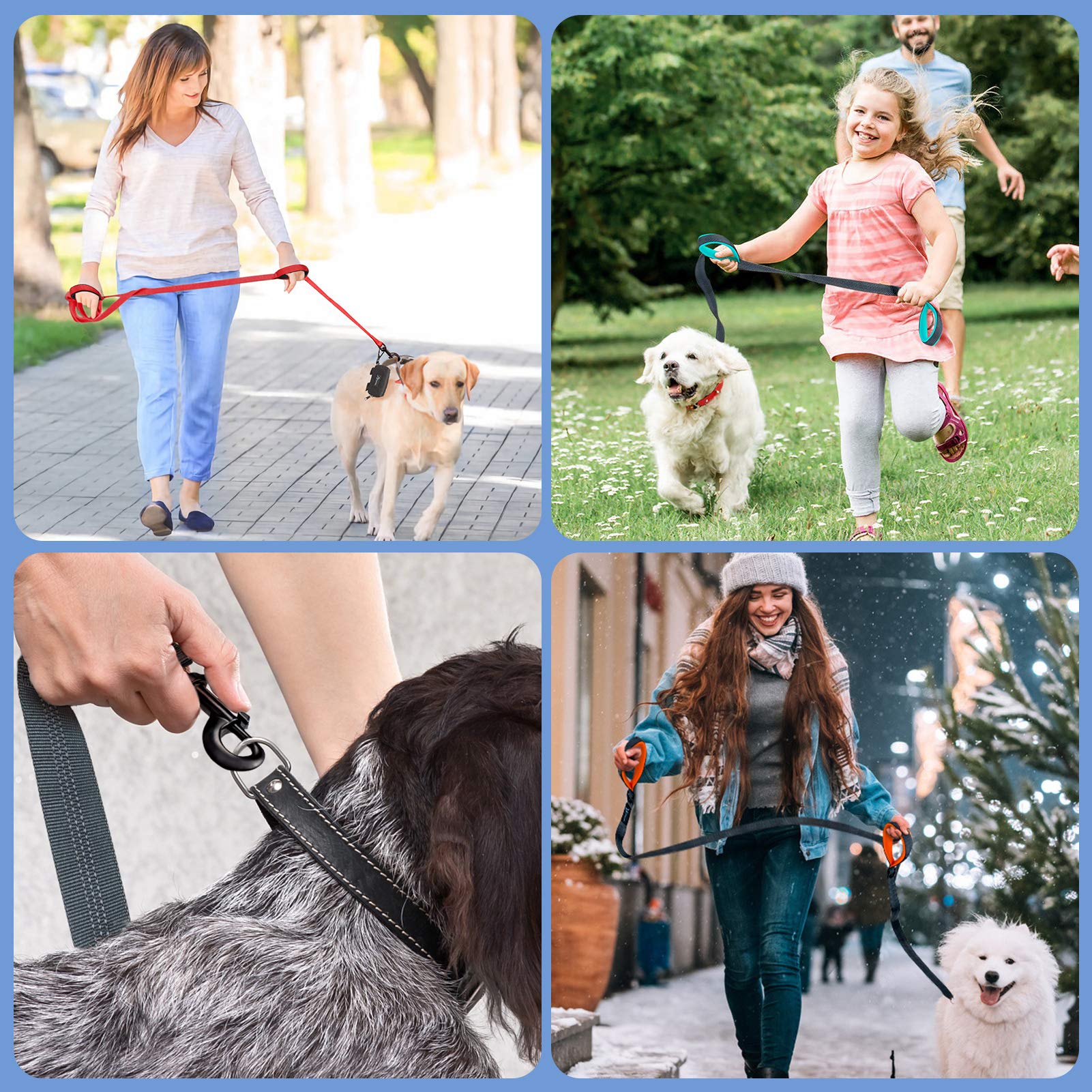 PuppyDoggy leash suitable for medium to large dogs during activity