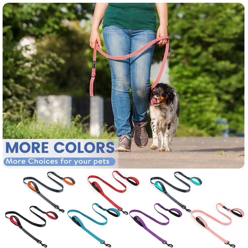 PuppyDoggy leash note clarifies suitability for medium to large dogs