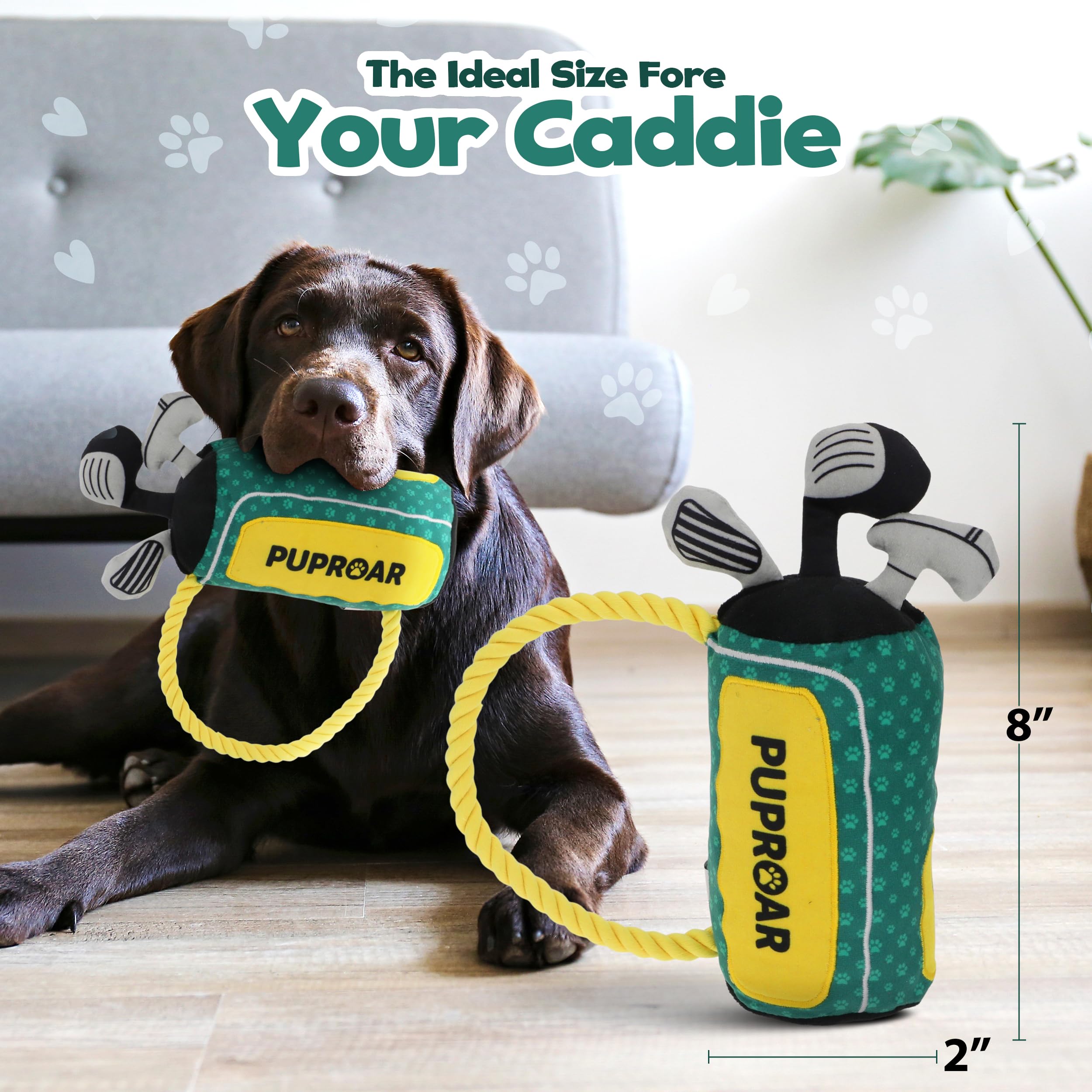 PUPROAR country club collection complements the pickleball toy for laughs.