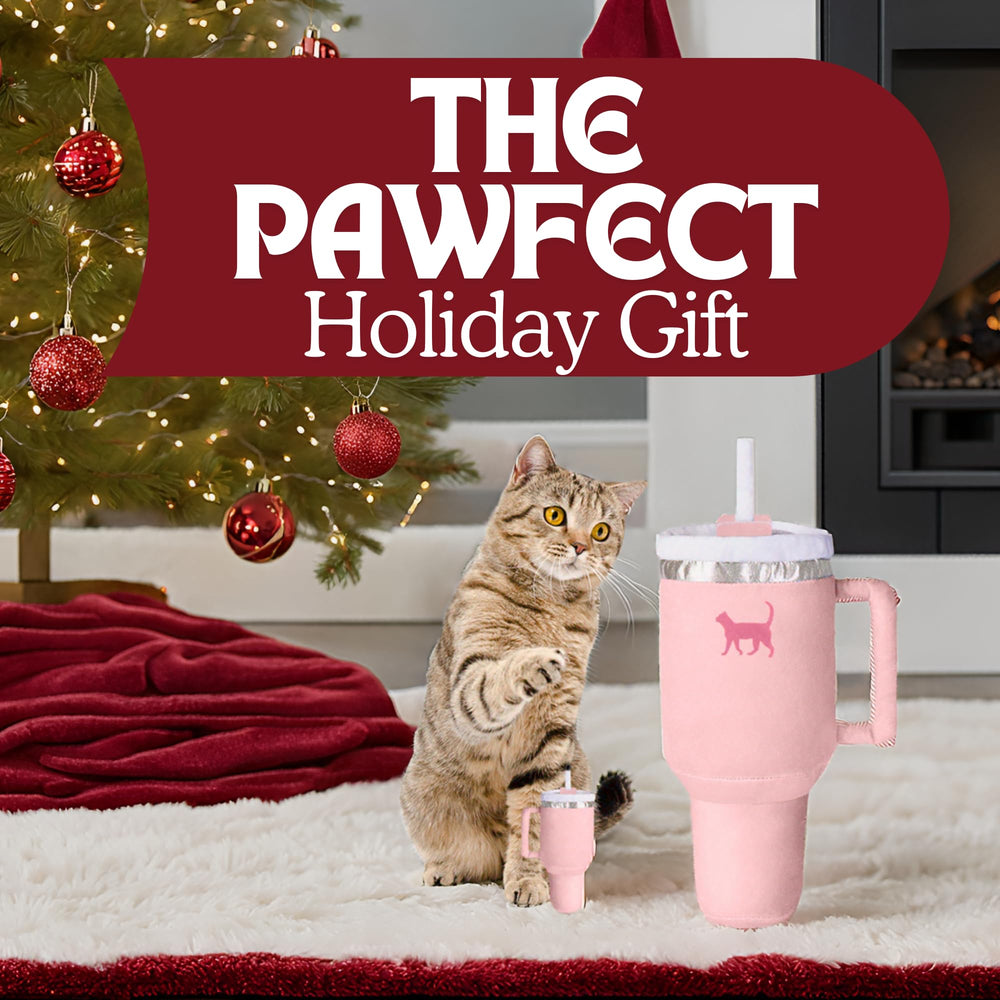 PUPROAR Kitty Cup makes a charming stocking stuffer idea for cat lovers