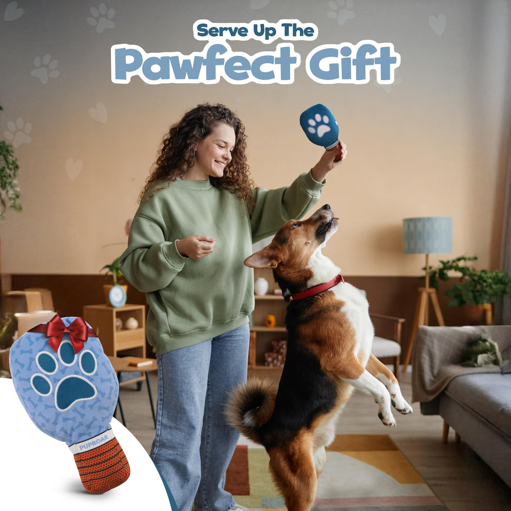 PUPROAR pickleball dog toy Christmas stocking stuffer idea.