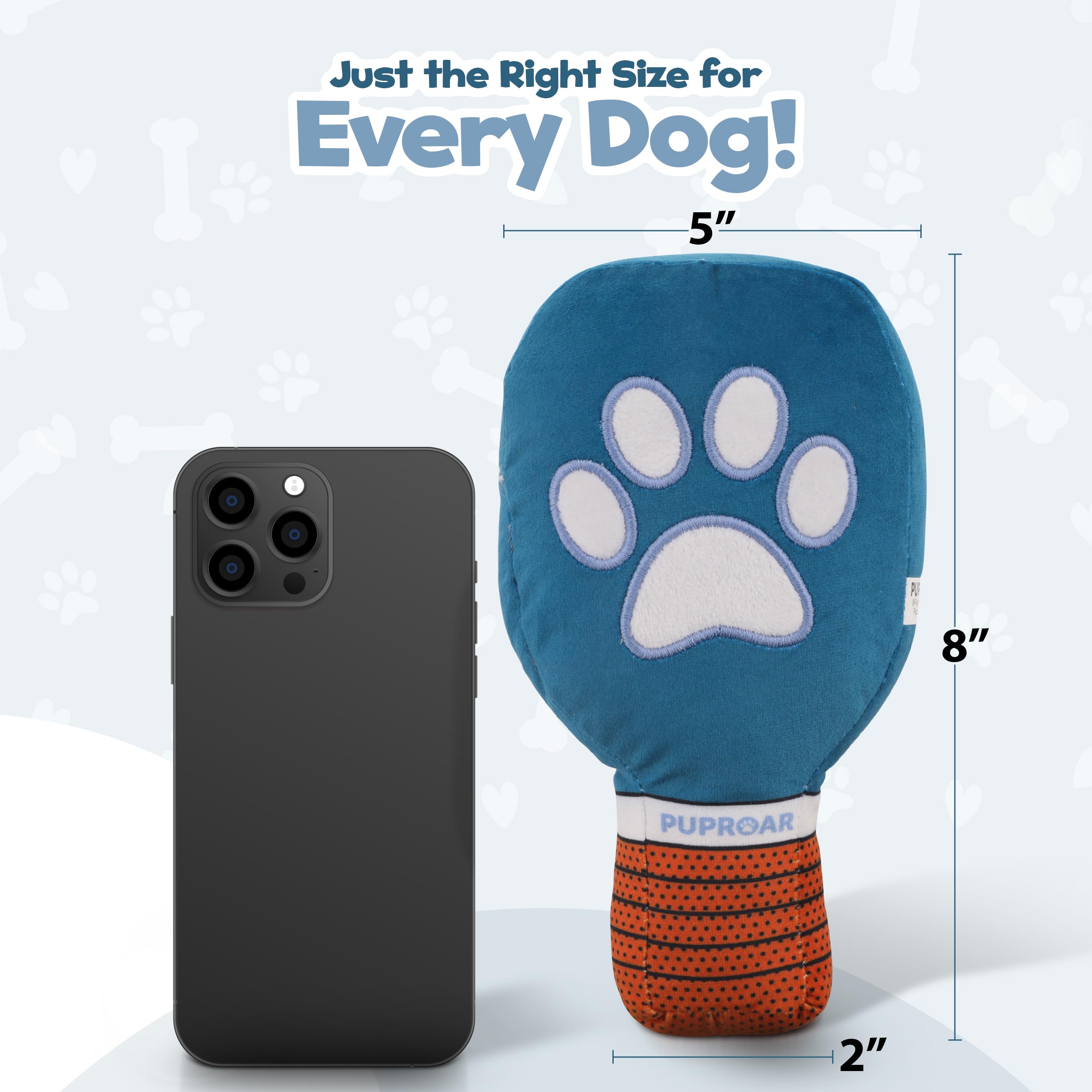 PUPROAR pickleball dog toy lightweight paddle for easy carry and fetch.